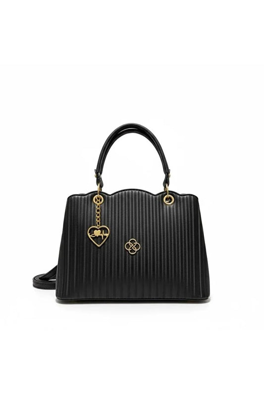 Soft Textured Everyday Women's Shoulder and Handbag - 2 Compartments