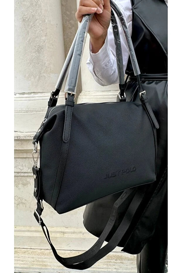Just Polo Justpolo Women's Oversized Shoulder Bag with Adjustable Long Strap with gift