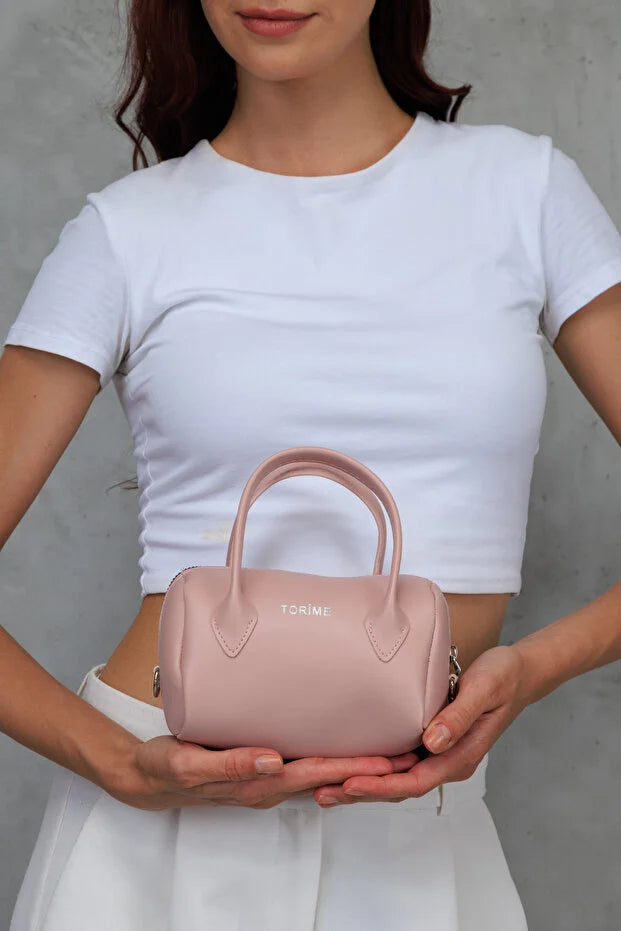 Women's White Hand and Shoulder Bag Soft Texture Zipper Mini Stylish Long Strap Bag with beautiful gift
